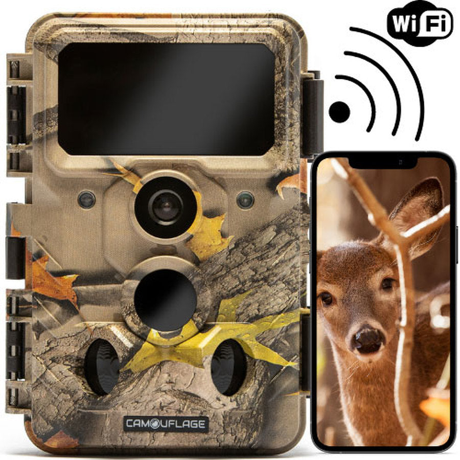 Camouflage EZ60 Wi-Fi Jagdkamera - An Smartphone senden