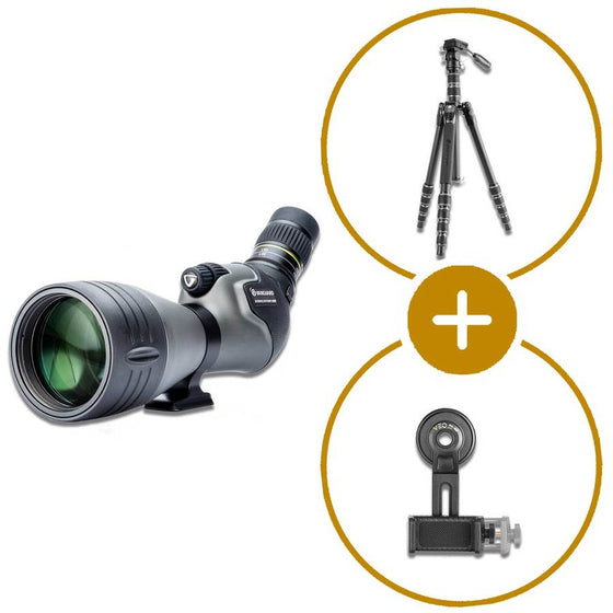 Set Spektiv Vanguard Endeavor 82hd 20-60 x 80 + Stativ veo3 go 265hap + Digiskopie-Kit 