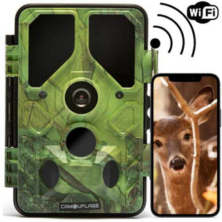 Wildkamera Camouflage EZ45 WLAN mit Übertragung auf Smartphone 