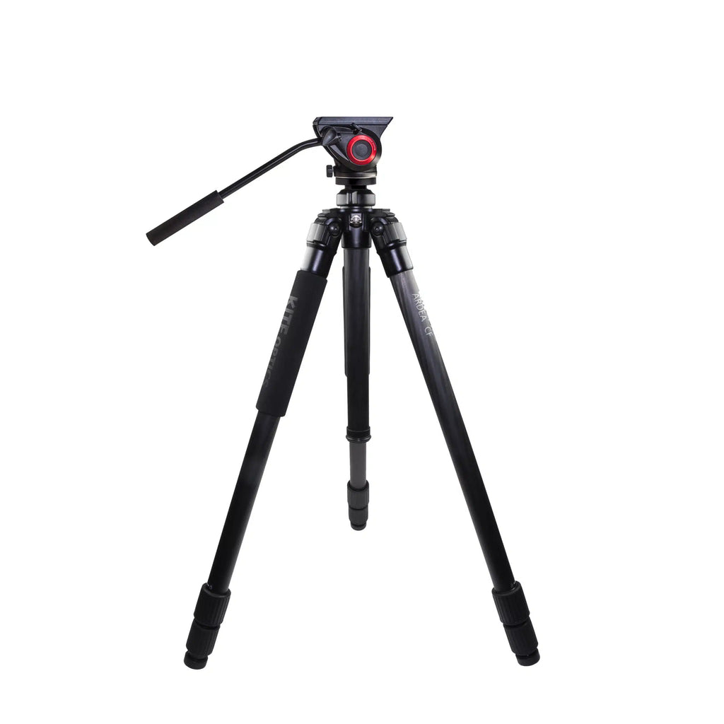 Stativ kite optics ardea CF mit Manfrotto MVH500AH Videoneiger 