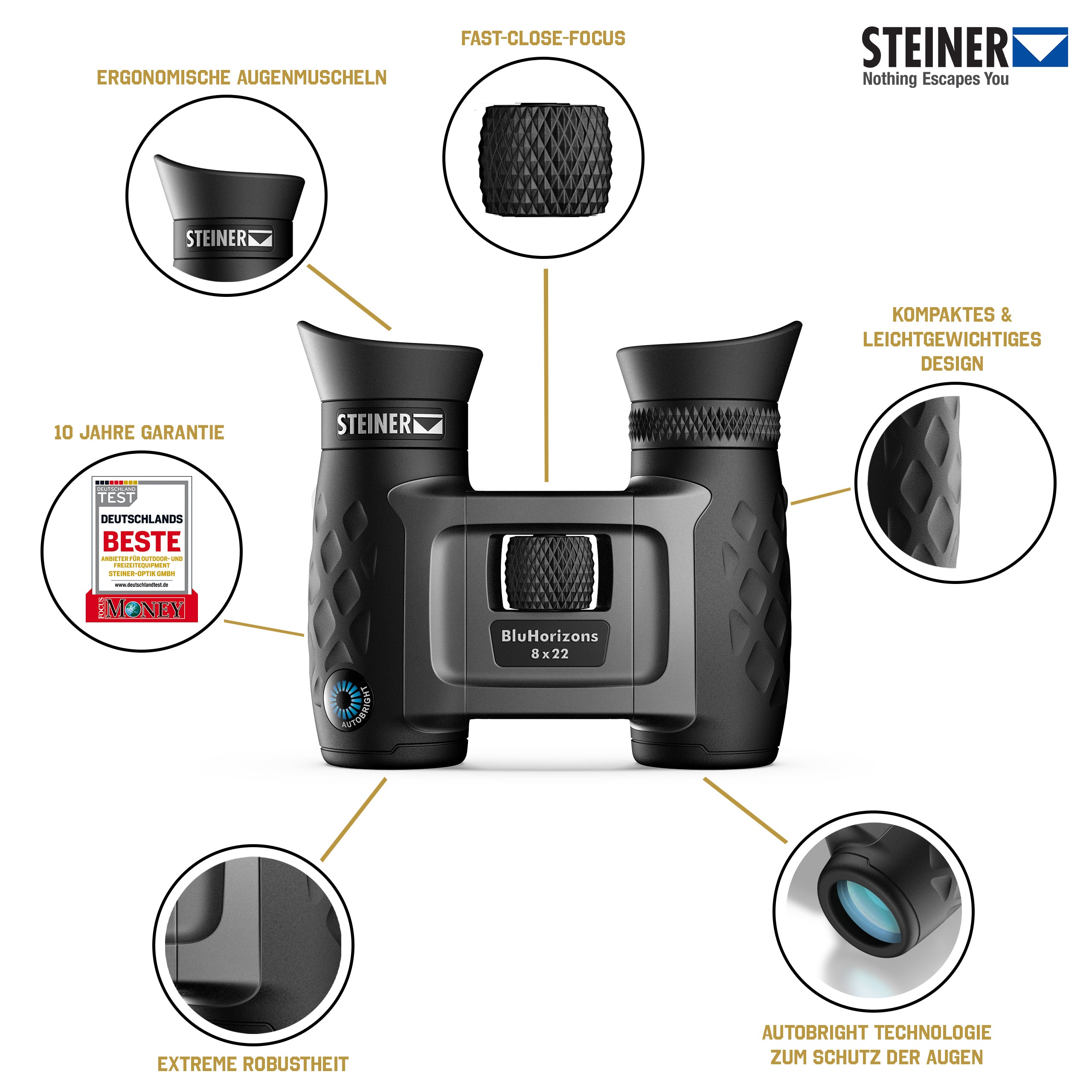 fernglas Steiner BluHorizons 8X22 