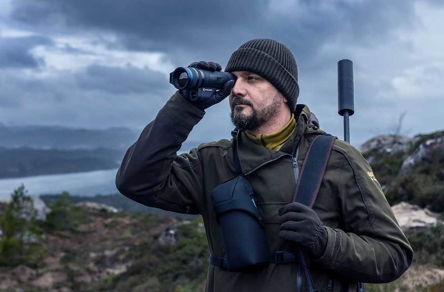 monokular PULSAR Wärmebildgerät TELOS LRF XL50 mit integriertem Entfernungsmesser 