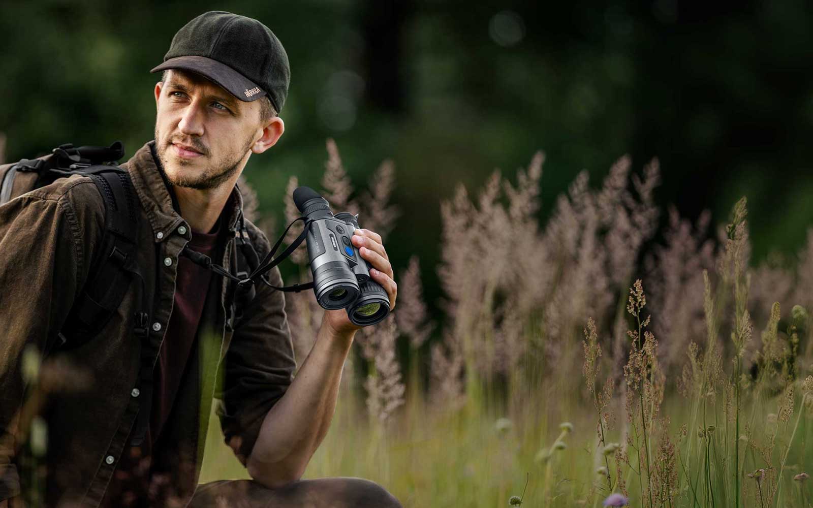 fernglas Pulsar mit Wärmebildtechnik Merger LRF XP35 