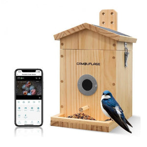 Vernetztes Vogelhaus mit KI-gestützter Artenerkennung ez-nesteye 
