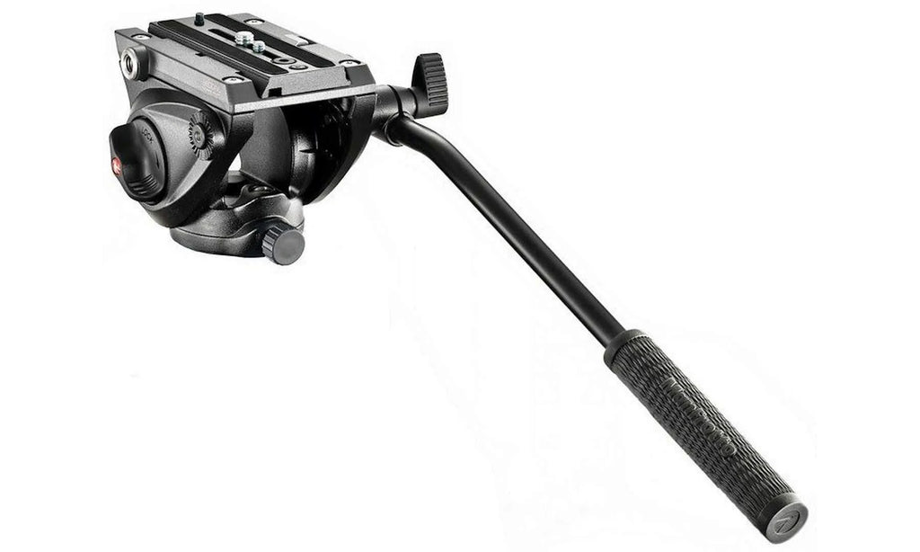 Stativ kite optics ardea CF mit Manfrotto MVH500AH Videoneiger 